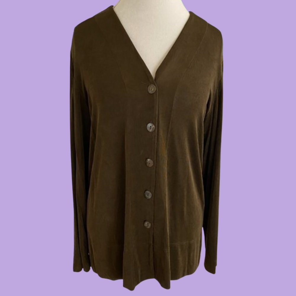 Chicos Travelers Button Front Tunic